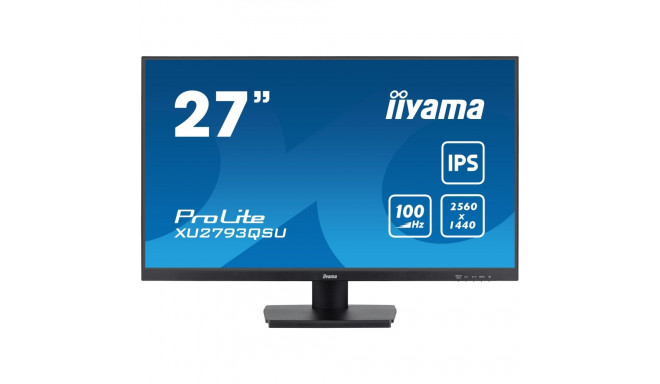 iiyama ProLite XU2793QSU-B7 LED ekraan 68,6 cm (27") 2560 x 1440 pikslit Quad HD must