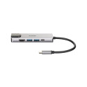D-Link DUB-M520 laptop dock/port replicator Wired Thunderbolt 3 Aluminium
