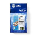 Brother LC421VALDR originaal tindikassett 4 tk must, tsüaan, magenta, kollane