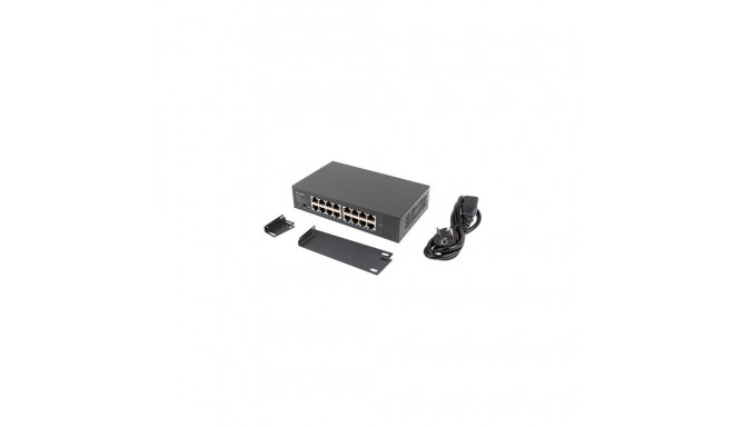 Lanberg Switch RSGE-16 Rack 10"/19"  (16-port 1Gb)