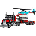 Klocki creator 31146 ciężarówka z platformą i helikopterem