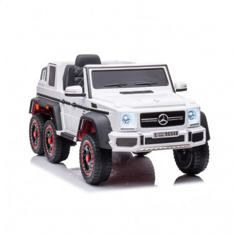 Auto Na Akumulator Mercedes Benz G63 6X6 Biały