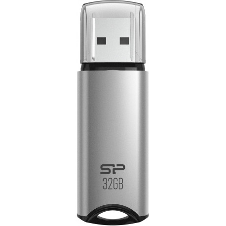 Silicon Power flash drive 32GB Marvel M02, silver (opened package)
