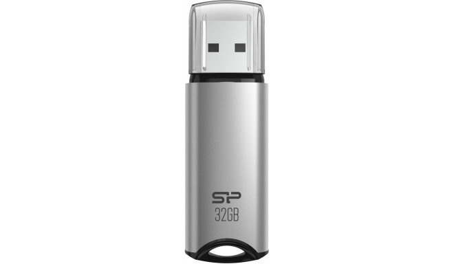 Silicon Power flash drive 32GB Marvel M02, silver (opened package)