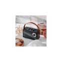 CR 1902 Must raadio FM-ga ja Bluetooth - USB-C