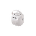 AD 1199 white Głośnik do karaoke z mikrofonem - sd/usb/aux/bluetooth
