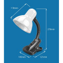 ELD106R Esperanza lampka biurkowa e27 procyon czerwona