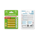 EZA104Y Esperanza akud ni-mh aa 2000mah 4tk. kollased