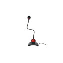 EH130 Esperanza mikrofon chat desktop czerwony