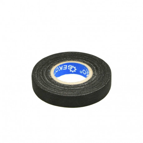 Auduma izolācijas lente kabeļu saišķiem, elastīga un izturīga, 15mm x 15m, G01389, GEKO