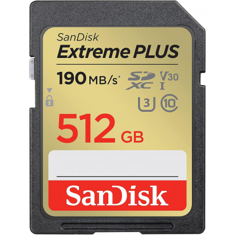 Sandisk memory card SDXC 512GB Extreme Plus