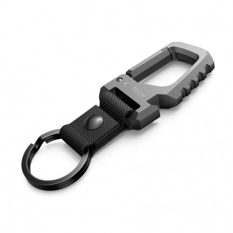 TECH-PROTECT SLIDELOCK CARABINER KEYCHAIN GUNMETAL