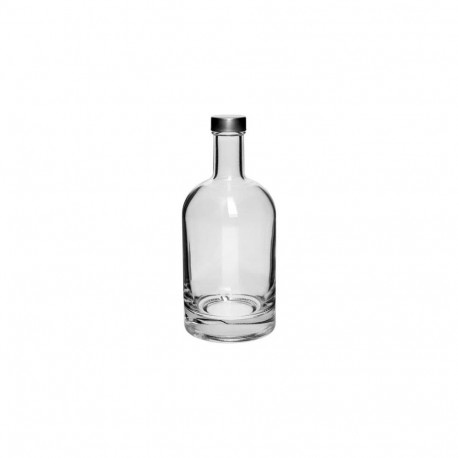 BOTTLE GLASS 0.5L MISS BARKU WITH CAP