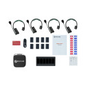 Hollyland Solidcom SE Pro- 4 Person Noise Cancelling Headset Intercom