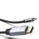 Inca ITCD-20 video cable adapter 2 m USB Type-C HDMI Black, Silver