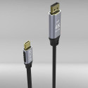 Inca ITCD-20 video cable adapter 2 m USB Type-C HDMI Black, Silver