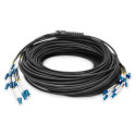 Digitus Pre-assembled Fiberglass Universal Breakout Cable, Single Mode OS2, 12 Fibers, LC/UPC - LC/U