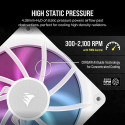 Corsair iCUE LINK RX120 RGB Computer case Fan 12 cm White 3 pc(s)