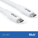 CLUB3D USB C cable white