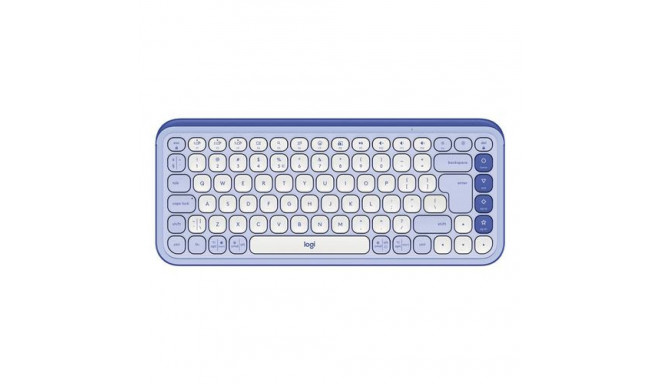 Logitech 920-013074 keyboard Universal Bluetooth QWERTY US International Lilac, White