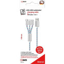 2GO 797316 USB cable 1.5 m USB B USB C/Micro-USB B/Lightning Multicolour