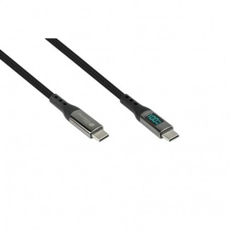 Alcasa 2213-D010S USB cable USB 2.0 1 m USB C Graphite
