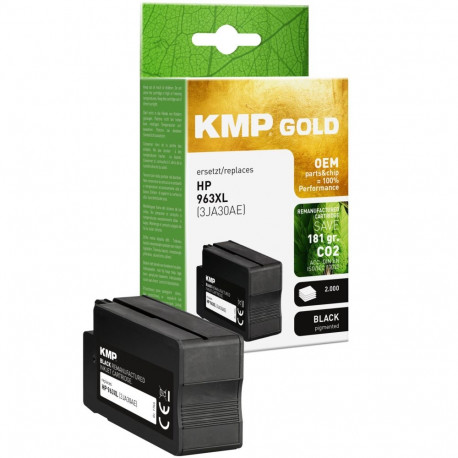 KMP GOLD Patrone HP 963XL (3JA30AE) black 2300 S. remanufactured