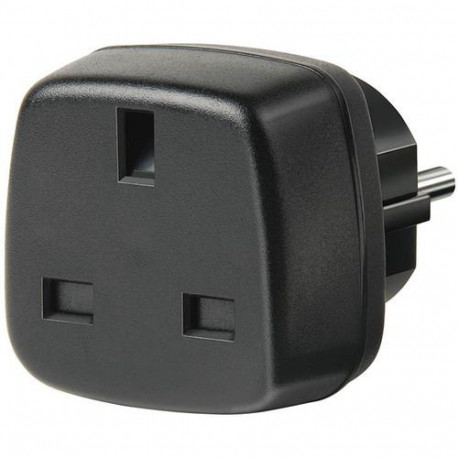 Brennenstuhl Travel Adapter GB/earthed power adapter/inverter Black