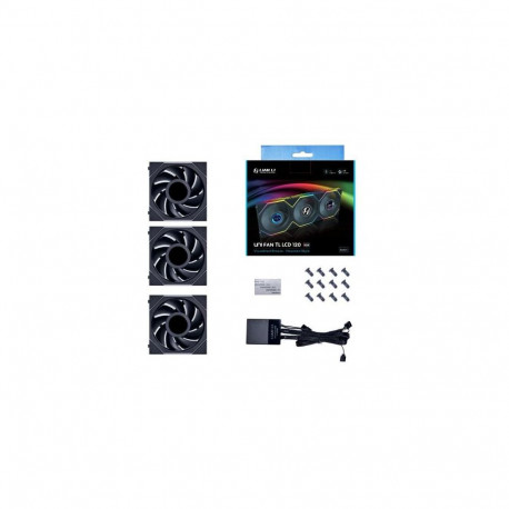 Lian Li UNI FAN TL LCD Computer case 12 cm Black