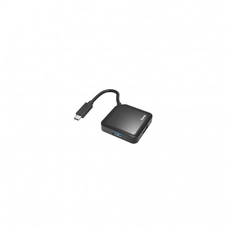 Hama 00200112 interface hub USB 3.2 Gen 1 (3.1 Gen 1) Type-C 5000 Mbit/s Black
