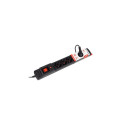 SURGE PROTECTOR ARMAC MULTI M6 10M 6X FRENCH OUTLETS BLACK