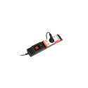 SURGE PROTECTOR ARMAC MULTI M3 1.5M 3X FRENCH OUTLETS BLACK