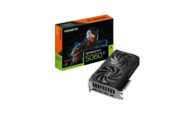 Graphics Card|GIGABYTE|NVIDIA GeForce RTX 5060 Ti|8 GB|GDDR7|128 bit|PCIE 5.0 16x|GPU 2572 MHz|1xHDM