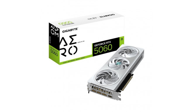 Graphics Card|GIGABYTE|NVIDIA GeForce RTX 5060|8 GB|GDDR7|128 bit|PCIE 5.0 16x|GPU 2595 MHz|1xHDMI|3