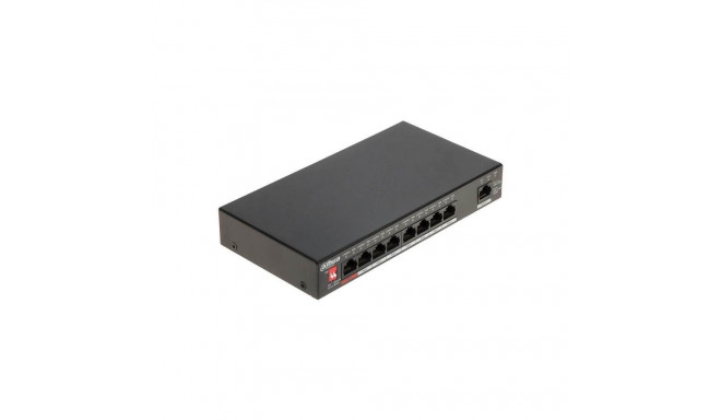 Switch|DAHUA|Type L2|Desktop/pedestal|Rack|1x10Base-T / 100Base-TX / 1000Base-T|PoE ports 8|96 Watts