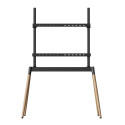 TV SET ACC FLOOR STAND 55-86"/BLK/WOOD TVS-86F-01-BK GEMBIRD