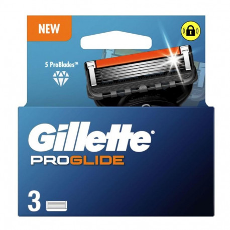GILLETTE PROGLIDES CUCHILLAS PACK 3 RECARGAS 5 HOJAS 3UN