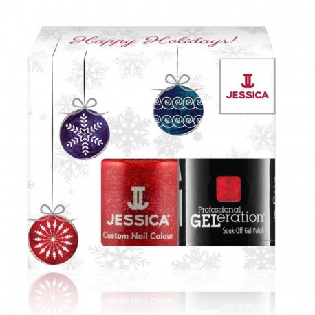 Jessica küünelakk Custom Nail Colour Happy Holidays 15ml + Professional Geleration 1u