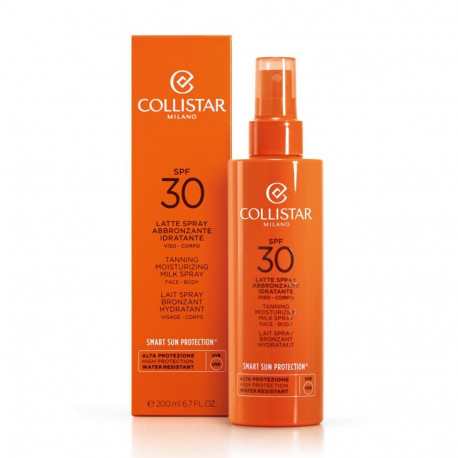 Collistar niisutav päevituspiim SPF30 200ml, pihustatav
