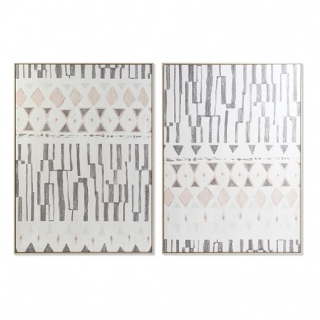 Maal DKD Home Decor 100 x 4 x 140 cm Boho (2 Ühikut)