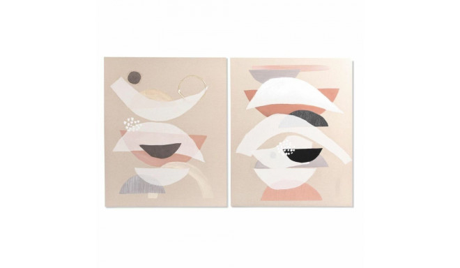 Canvas DKD Home Decor Pinewood Canvas 75,5 x 3,7 x 100 cm