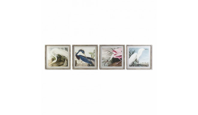 Maal DKD Home Decor Linnu Idamaine 60 x 2,5 x 60 cm (4 Ühikut)
