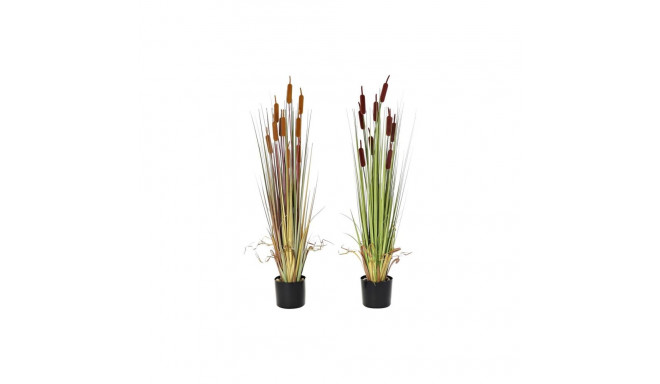 Decorative Plant DKD Home Decor Polyethylene Green Burgundy PVC 40 x 40 x 120 cm Mustard (2 Units)