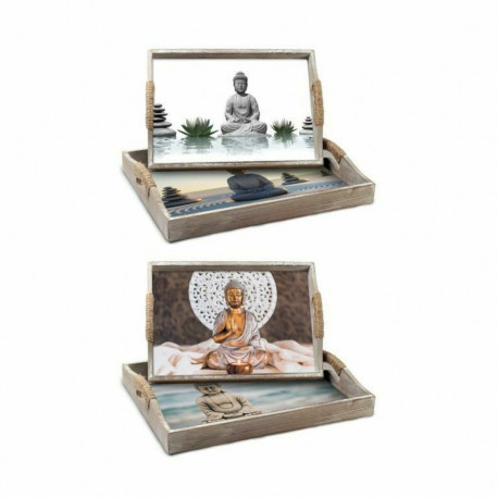 Kandikute komplekt DKD Home Decor 40 x 30 x 6 cm Puit MDF (2 Ühikut)