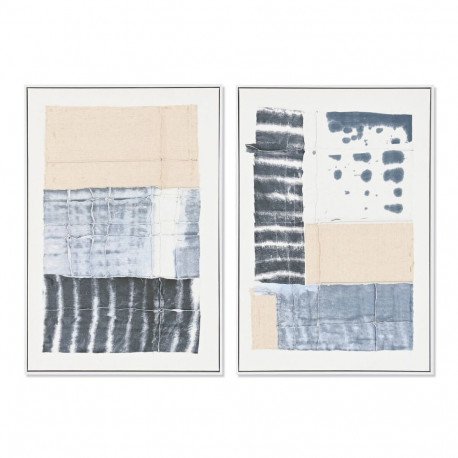 Canvas DKD Home Decor Pinewood polystyrene Canvas 60 x 3,2 x 90 cm 60 x 4,5 x 90 cm