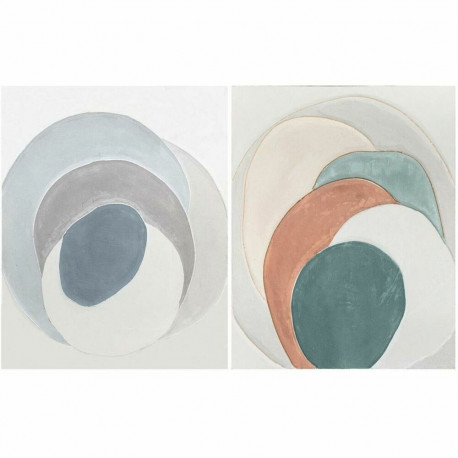 Maal DKD Home Decor Kaasaegne Ringid 80 x 3,7 x 100 cm (2 Ühikut)