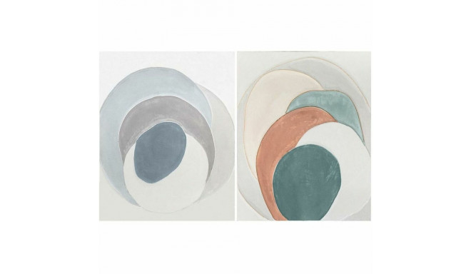 Canvas DKD Home Decor Pinewood Canvas 80 x 3,7 x 100 cm