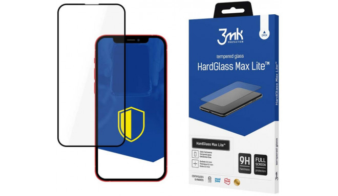3MK protector glass HardGlass Max Lite OnePlus 8T/9, black