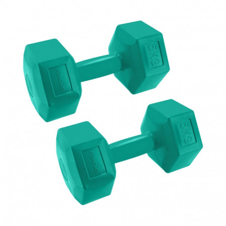 Spokey hantlikomplekt Monster 2x5kg DGN 943622, roheline