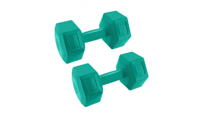 Zestaw hantli Spokey Monster 2x5kg DGN zielone 943622